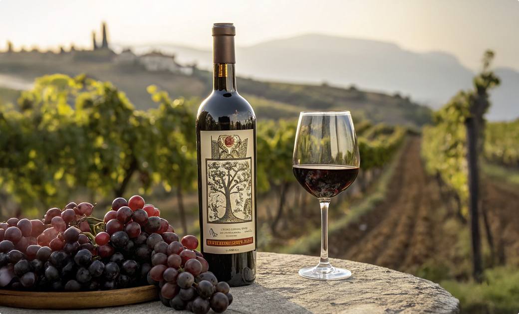 The first appearance of wine - image